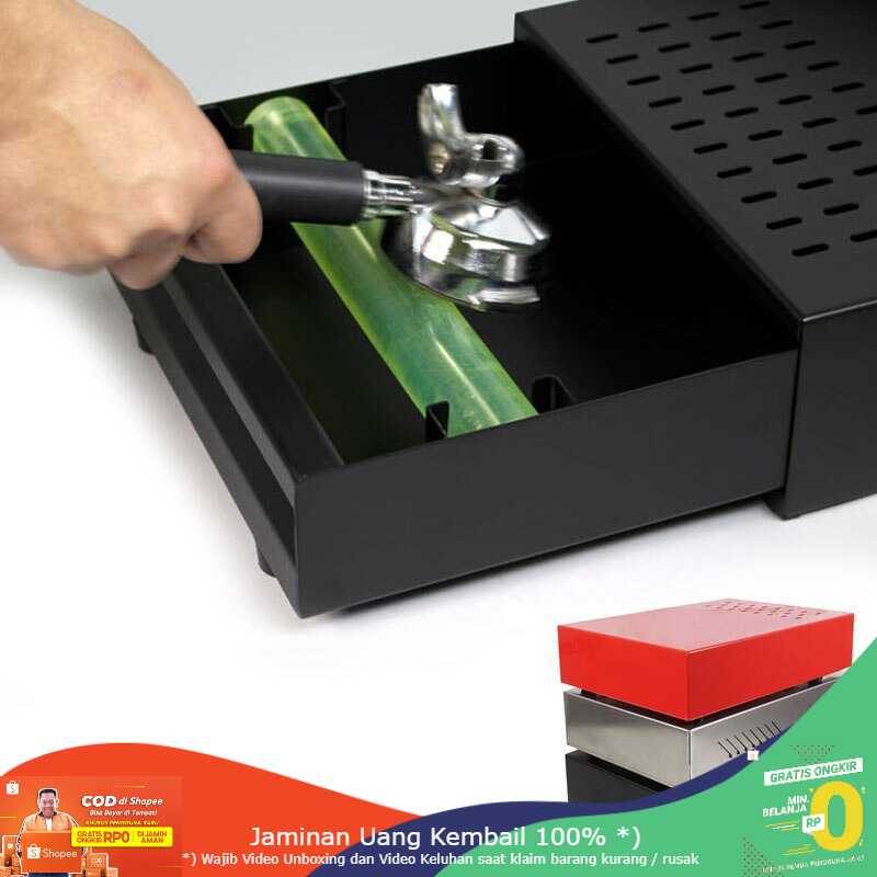 (BISA COD) RVOSTR IYOUNICE Wadah Kopi Espresso Grounds Residue Knock Box Drawer -3166XZH