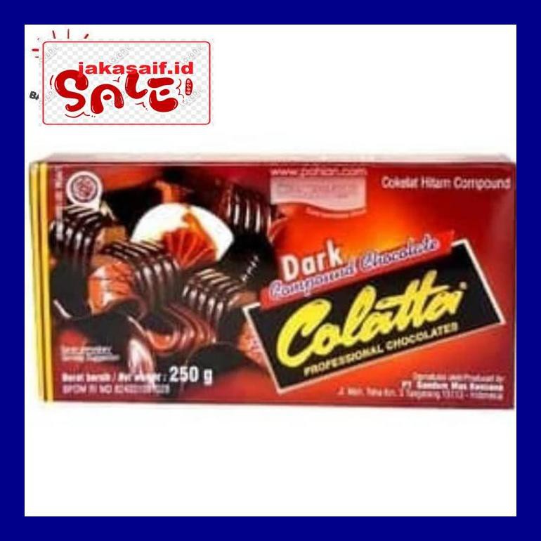 

Jak5D0Yh Colatta Dark Compound 250 Gram Dark Chocolate D50Jaks