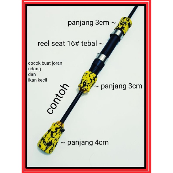 1set gagang joran reel seat 16#