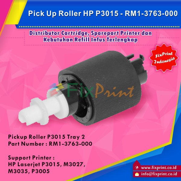 Pick Up Roller HP Laserjet P3015 M3027 M3035 P3005 Tray 2