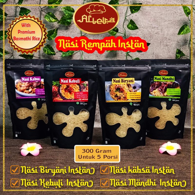 

Aliefa Nasi Biryani/Kebuli/Kabsai/Mandhi instant 300 gram