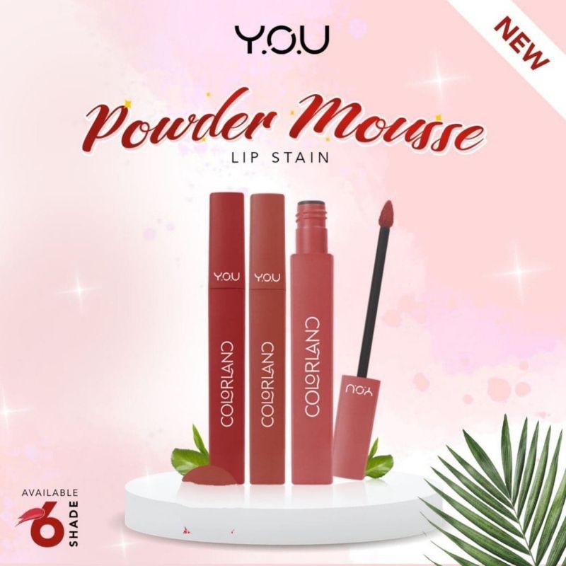 Y.O.U color land powder mouse lip stain