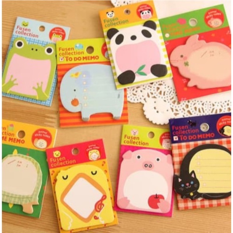 

animal sticky notes binatang