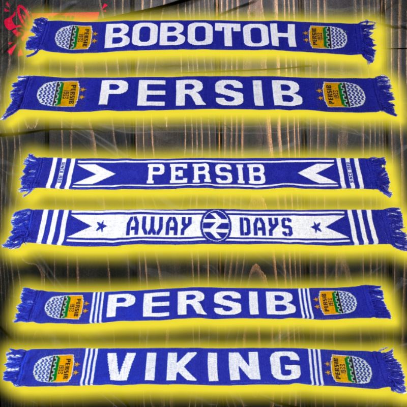 BEST SELERR Geser foto Syal slayer Persib syal ultras casual terbaru 130x13cm