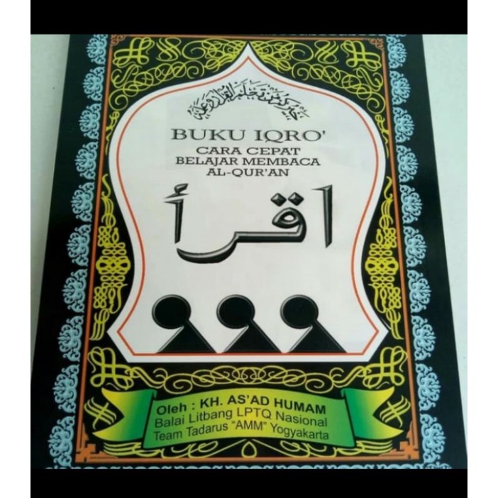 Buku IQRO Cara Cepat Belajar Membaca Al Quran oleh KH. As'ad Humam - Ukuran Besar