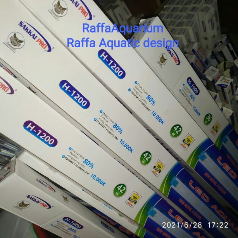 Led Sakkai Pro H 1200 Lampu Aquarium 1,5 Meter 120 cm 150 cm Aquascape