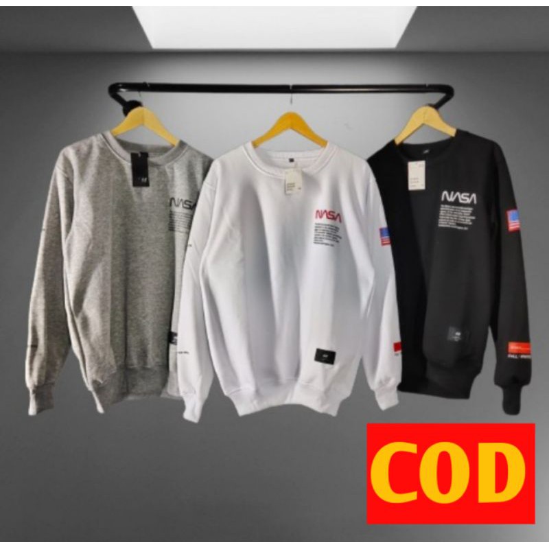 Jaket Nasa Original / Hoodie Nasa H&M /Jaket Pria Terbaru /Crewneck Nasa Murah / Sweter Nasa Murah