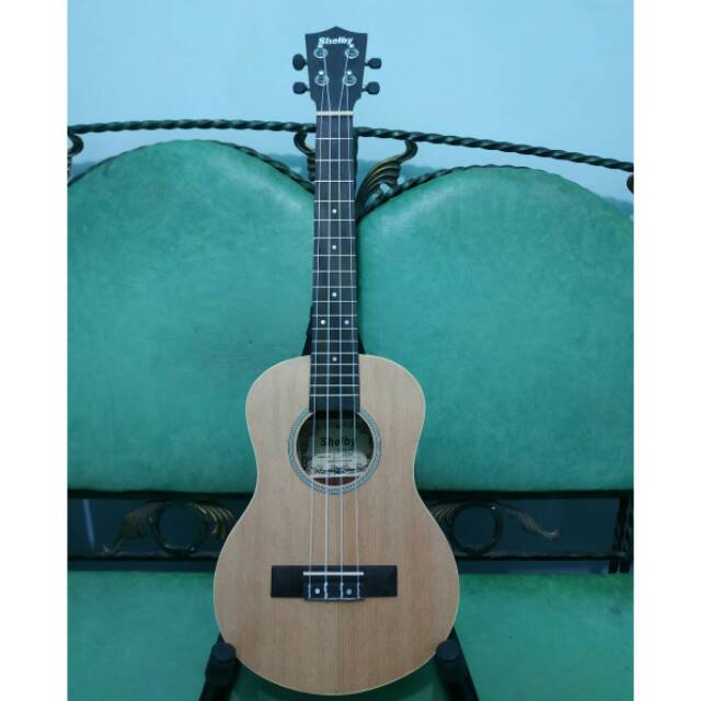 Ukulele Tenor Natural Merk Shelby 25 Inch Murah Bonus Senar Cadangan 1 Set dan Pick