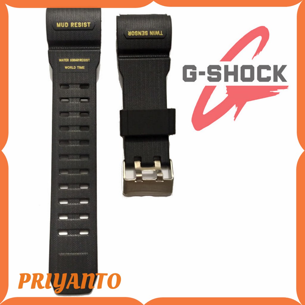 Tali Jam Tangan Casio G-shock GG-1000 GG 1000 GG1000 Rubber Watch Bend Casio Gshock GG1000 hitam Premium