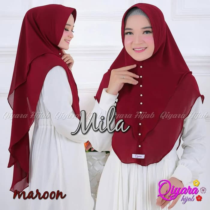 Jilbab Syari Hijab Jumbo Kerudung Murah Khimar Ceruti Khimar Pinguin