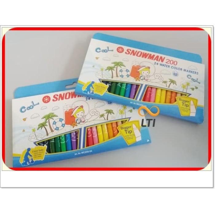 

Terlaris !! Snowman Water Colour Marker Wc-200-24