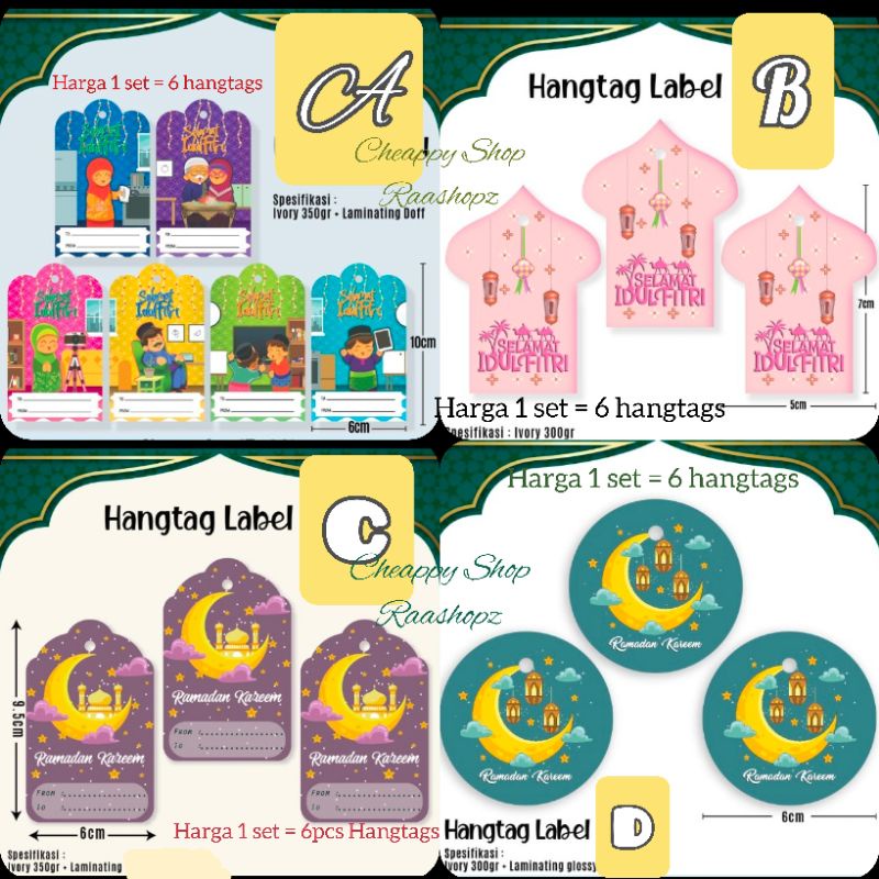 

6pcs Idul Fitri Hangtag Lebaran Hang Tag Lebaran Label Gantung Lebaran Hangtag Box Lebaran Hangtag Hampers Lebaran Kartu Ucapan Lebaran