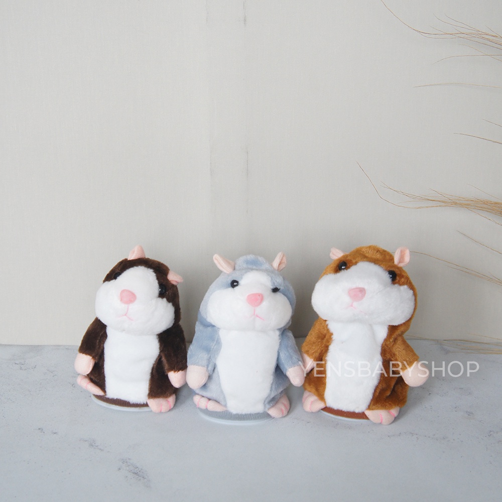 JM INDONESIA Talking Hamster Doll - Boneka Hamster Bicara