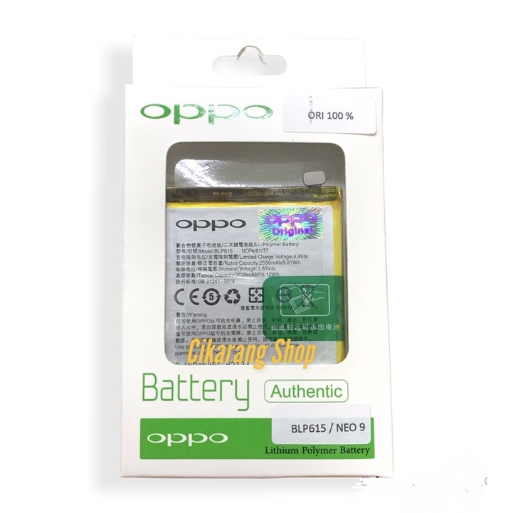 Baterai Oppo Neo 9 A37 BLP615 Original Batre HP Oppo BLP 615