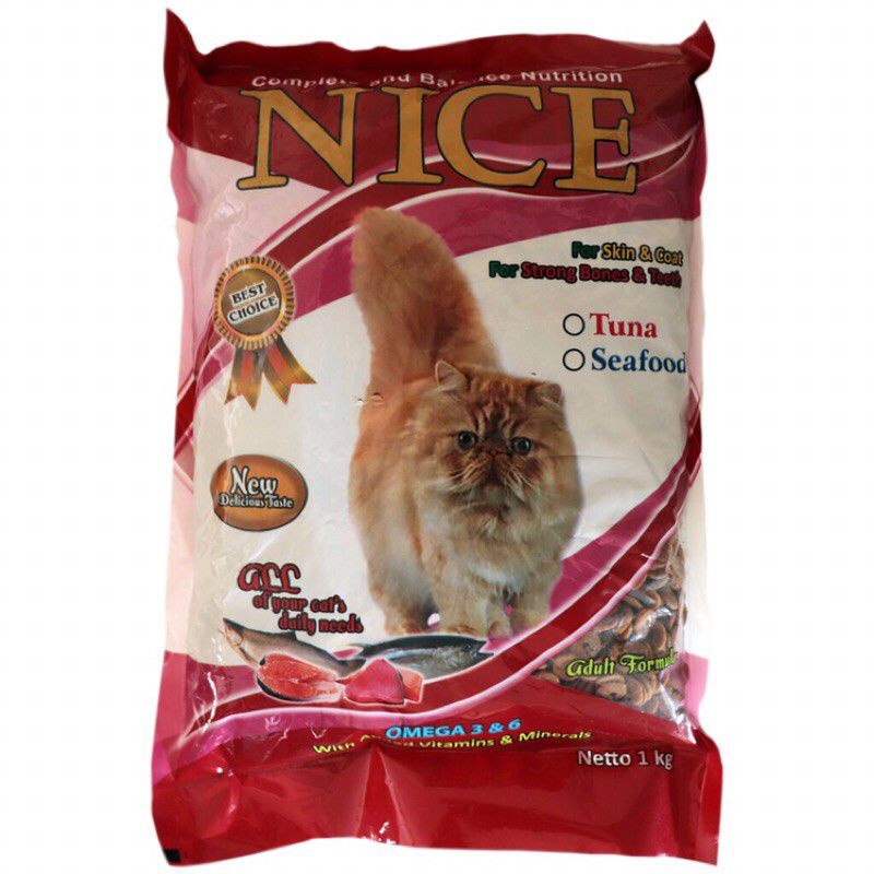 NICE Cat 1kg Pakan kucing/Makanan Kucing