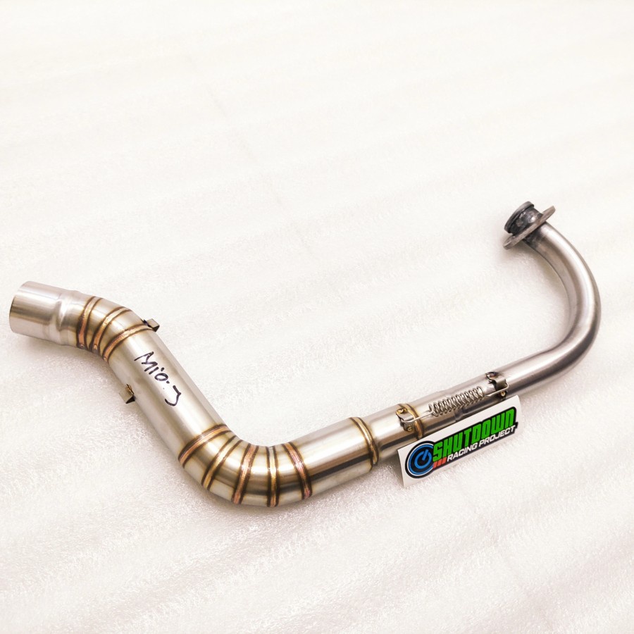 Jual Leher Knalpot Racing Motor Racing Mio J - Mio M3 - Mio Z - Fino FI Inlet 38mm