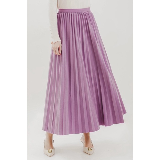 Dear Pleats Skirt - Purple