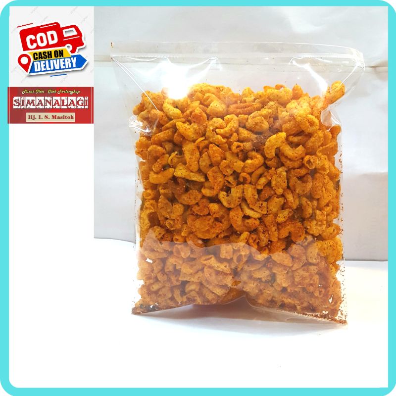 

MAKARONI MINI DAUN JERUK PEDAS/ MAKARONI ASIN oleh oleh bandung