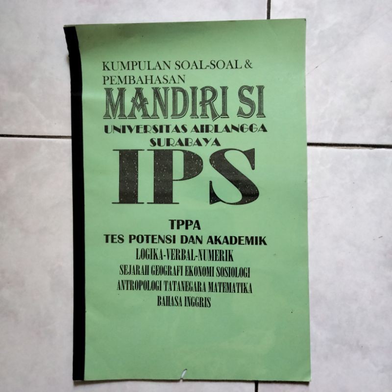 Soal Asli Dan Pembahasan Ujian Mandiri S1 Universitas Airlangga Shopee Indonesia