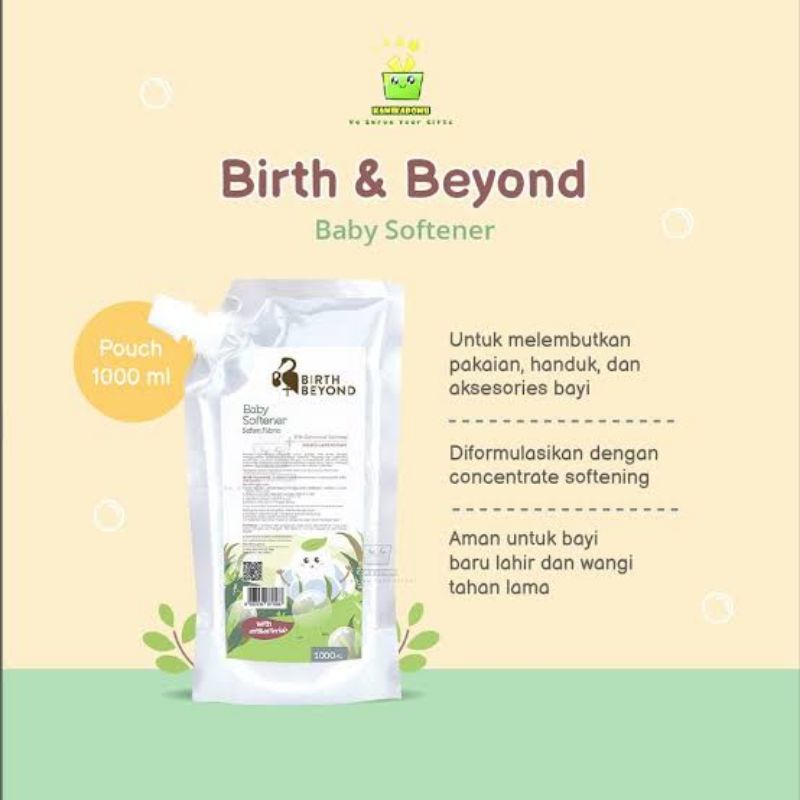 Birth Beyond Baby Softener 1000 ml / Detergent Baby / Detergent Birth Beyond