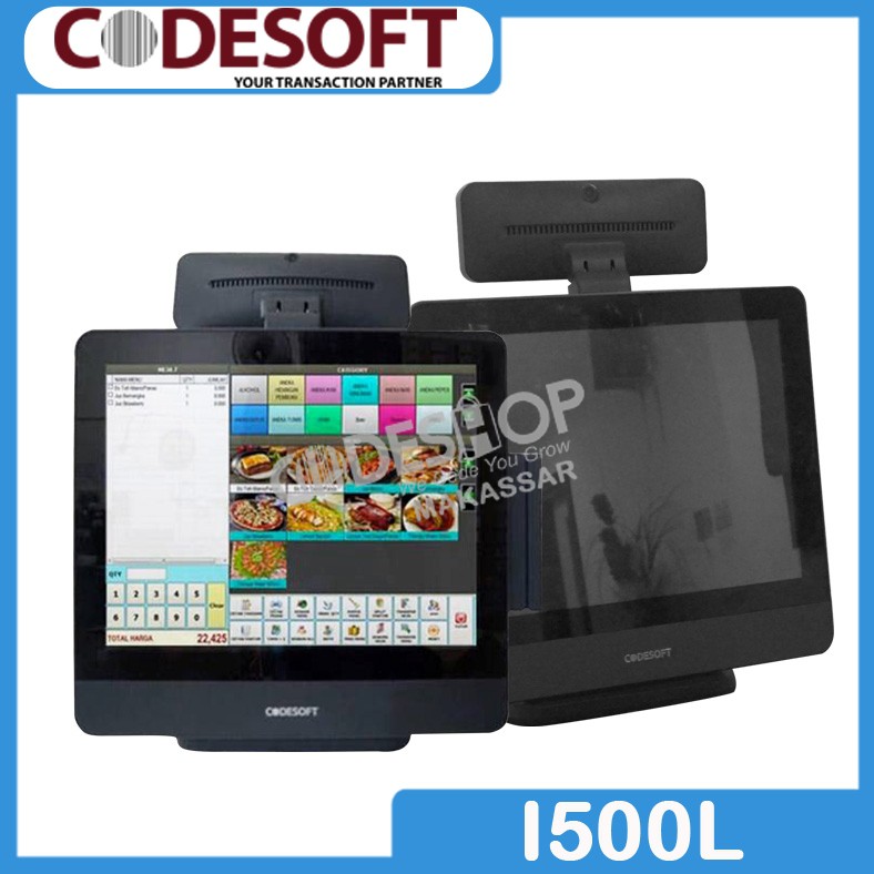 POS ALL IN ONE CODESOFT TCP-I500L WITH MSR WITH CUSTOMER DISPLAY TERMURAH