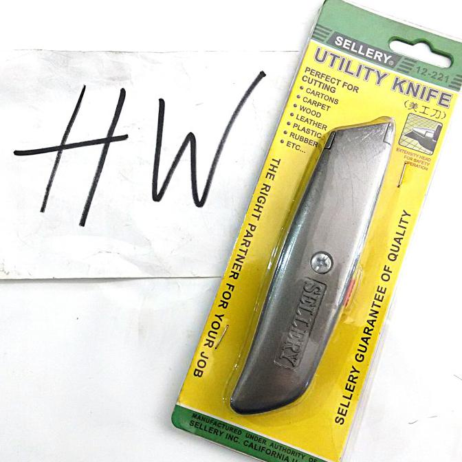 

Berkualitas Utility Knife / Pisau Cutter Sellery Murah