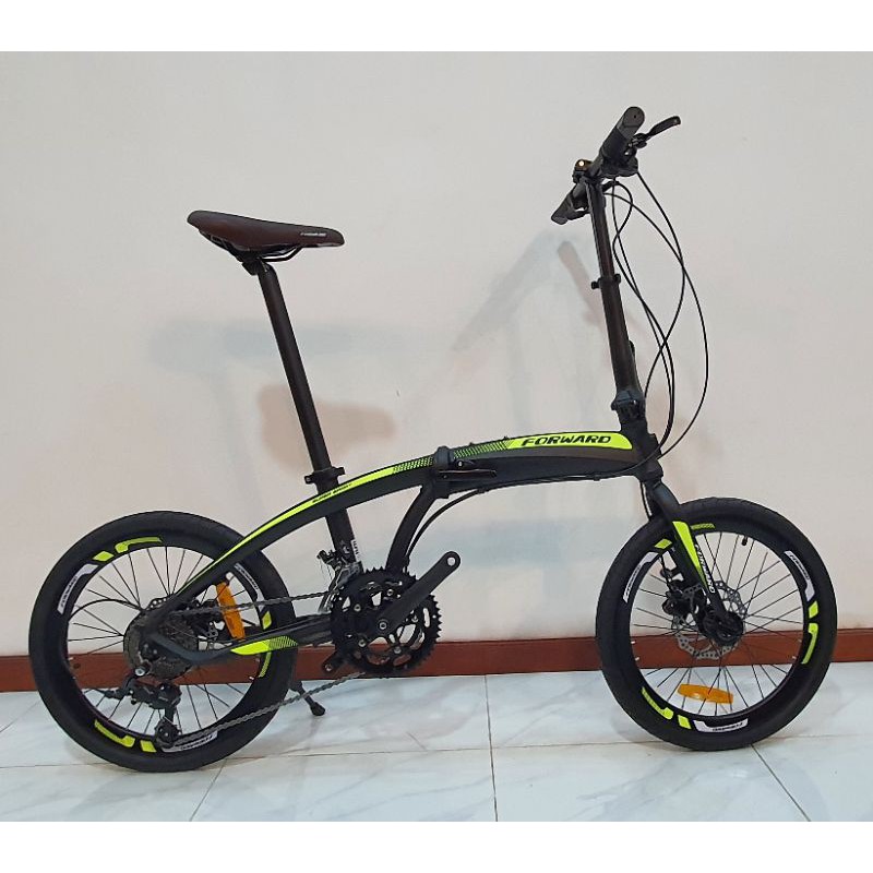 sepeda lipat folding forward alloy 20 inch hidrolik