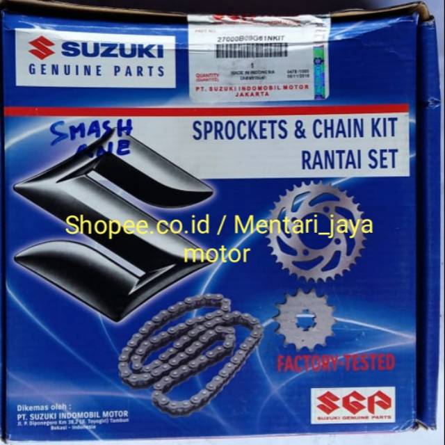 GEAR SET SUZUKI SMASH ORIGINAL SUZUKI SGP