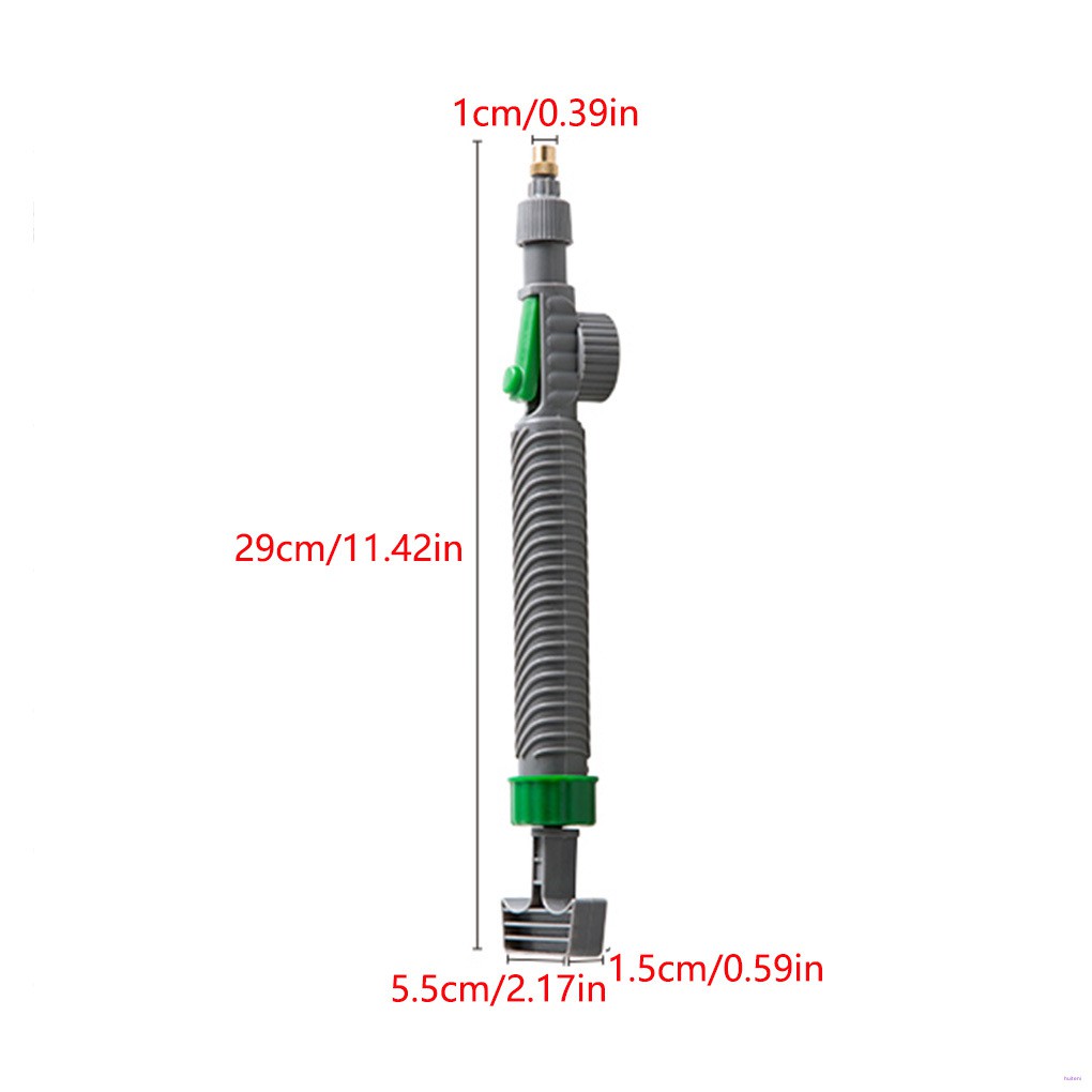 Kepala Nozzle Spray Pompa Air Tekanan Tinggi Manual Adjustable Untuk Alat Penyiraman Taman