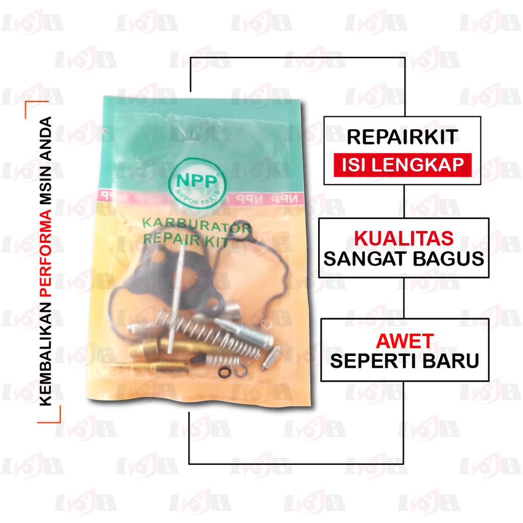 NPP RepairKit Karburator Crypton Vega Jupiter Z Lama Parkit Daleman Carbu Karbu