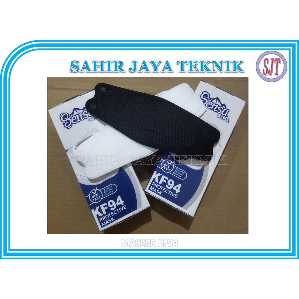 MASKER KF94 MEDIS SENSA 4Ply EARLOOP KEMENKES RI AKD 1BOX ISI 20 PCS MASKER KF94