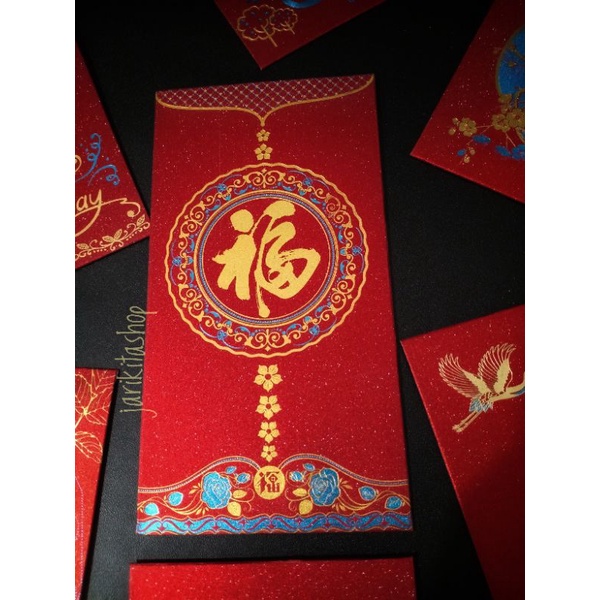 

ANGPAO PANJANG MERAH HURUF FU BAHAGIA UNTUNG MUJUR IMLEK BIRTHDAY KADO ULANG TAHUN KERTAS ANGPAU MEWAH
