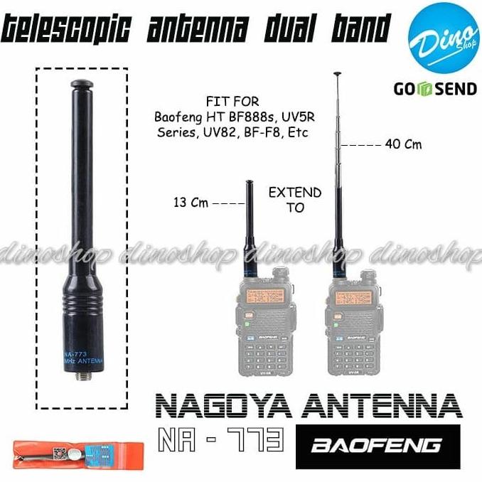 Nagoya NA-773 SMA-F Antena HT NA773 Baofeng 888 UV5R Weierwei Taffware