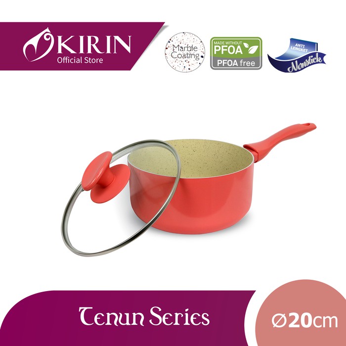 KIRIN SAUCEPAN 20cm TENUN SERIES - Pink