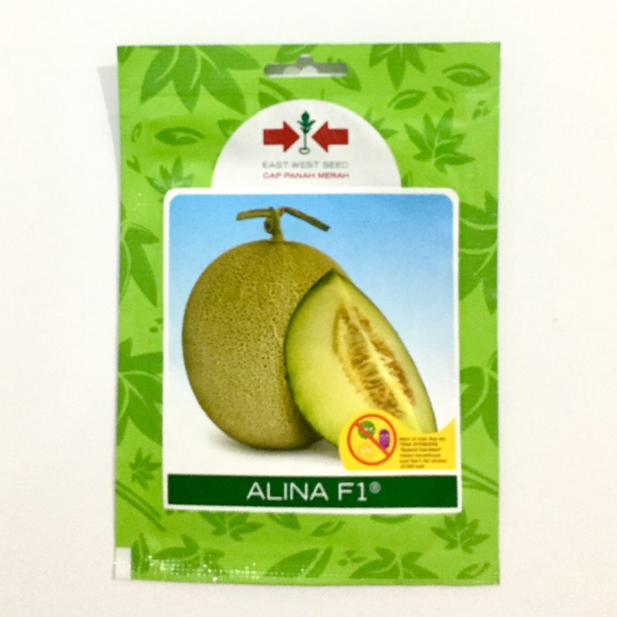 Benih Bibit Buah Melon ALINA F1 cap Panah Merah SP kemasan asli Tahan Gemini Virus