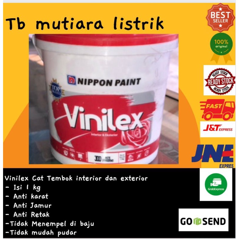 Vinilex Cat Tembok Interior dan Eksterior Kembang 1kg Vinilex 5000