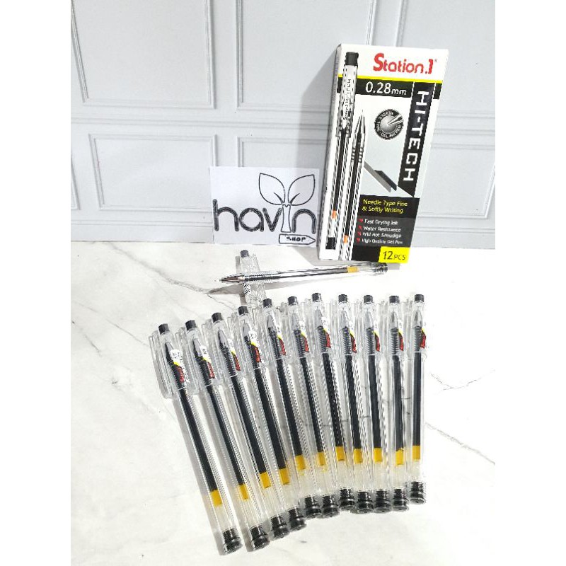 (12pc) pen HI TECH 0.28MM/PEN GEL HITECH HI-TECH-2