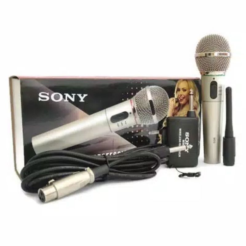 mic SONY M-96 Bisa wireless dan bisa kabel