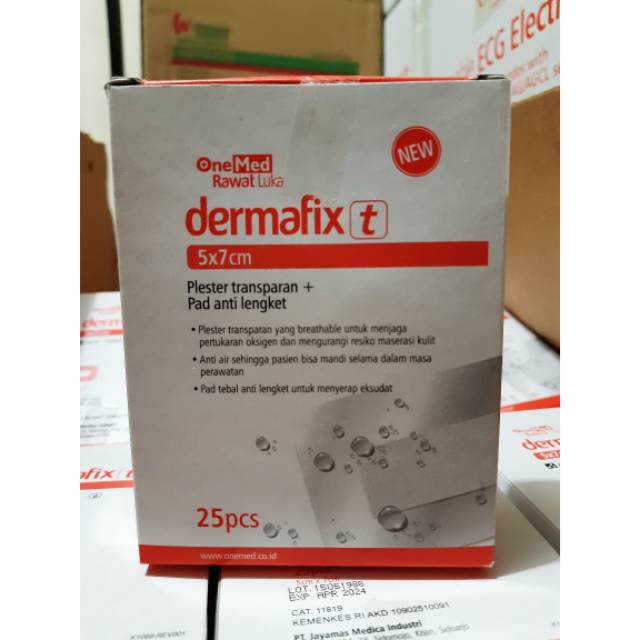 Dermafix t / Dermafix / Dermafix 5x7 / Plester Transparan / Onemed / Plester Dermafix /