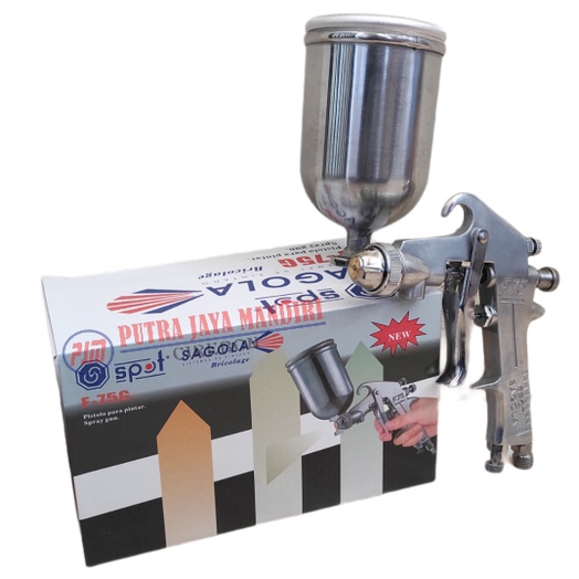 Sagola Spray Gun F75 Alat Semprot Cat Tabung Atas F 75