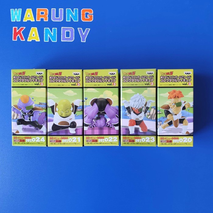 ORIGINAL DWC Ginyu Force set 5 MISB JAPVER Dragon Ball DBZ WCF