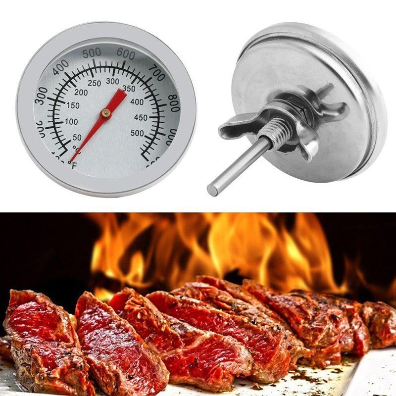 Stainless Oven Thermometer Food Meat Temperature Dial Food Meat Temperature Gauge 50-500 Centigrade Degrees