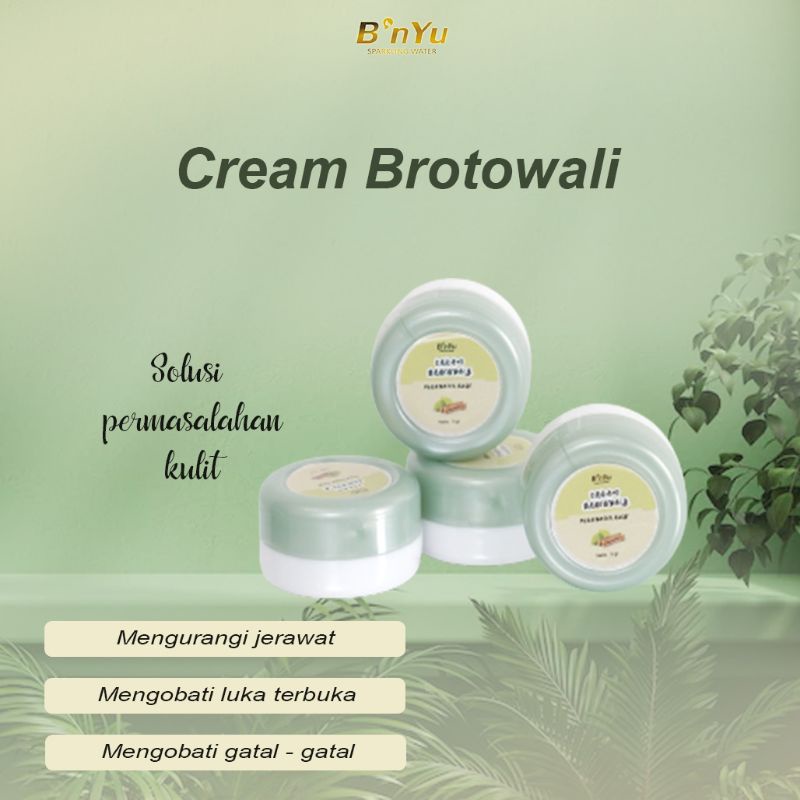 Cream brotowali b'nyu BPOM - salep jerawat/panu/kedas/kurap/gatal-gatal
