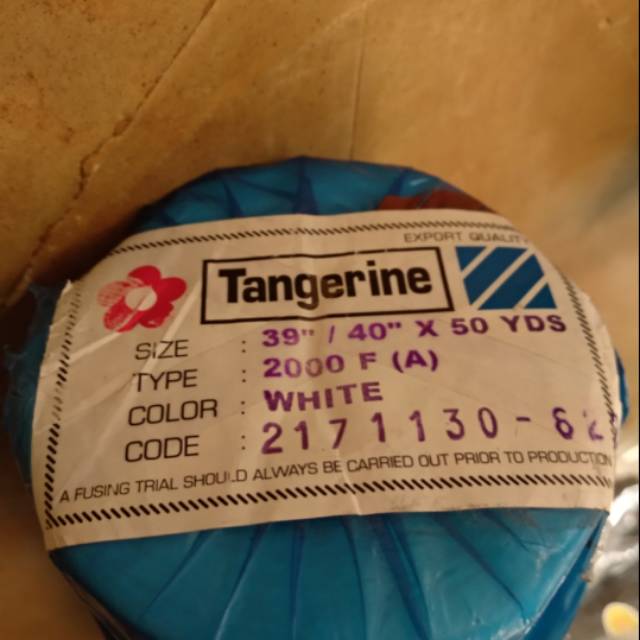 Tangerin / vislin / 2000F / per roll