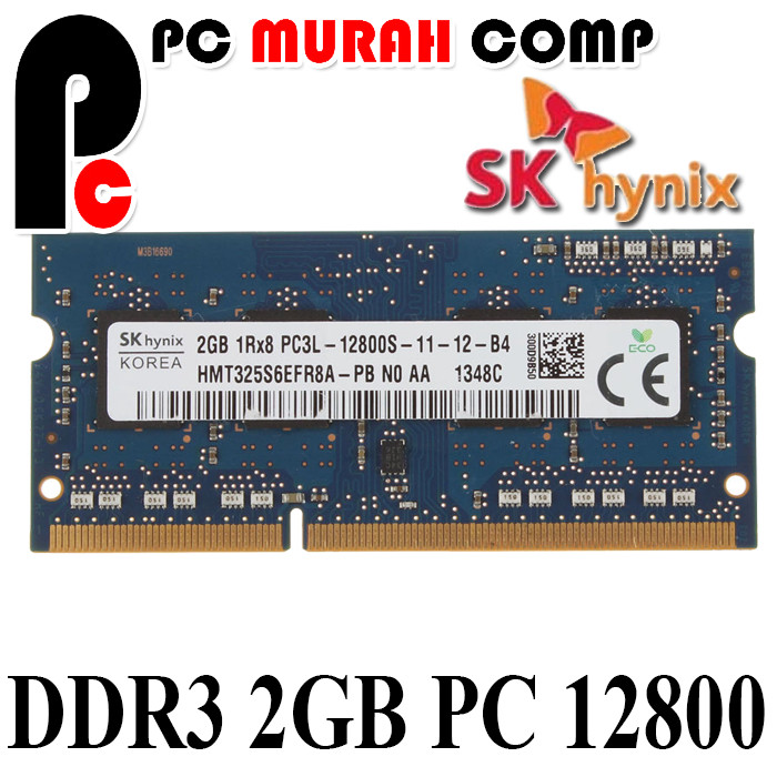 MEMORY DDR3 2GB PC 12800 RAM LAPTOP