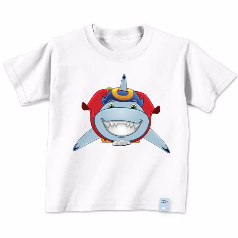 Kaos Oblong Anak Kaos Anak Baby Shark Gambar Ikan Hiu Baju Anak Kaos Distro Anak Baju Anak Ideal Untuk 2 Sampai 10Thn