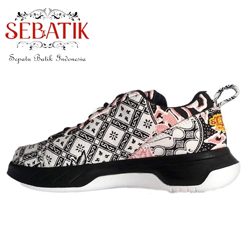 [ORIGINAL BY SEBATIK INDONESIA] SEBATIK INDONESIA - Sepatu Sneakers Tali Casual Lokal Original Pria 