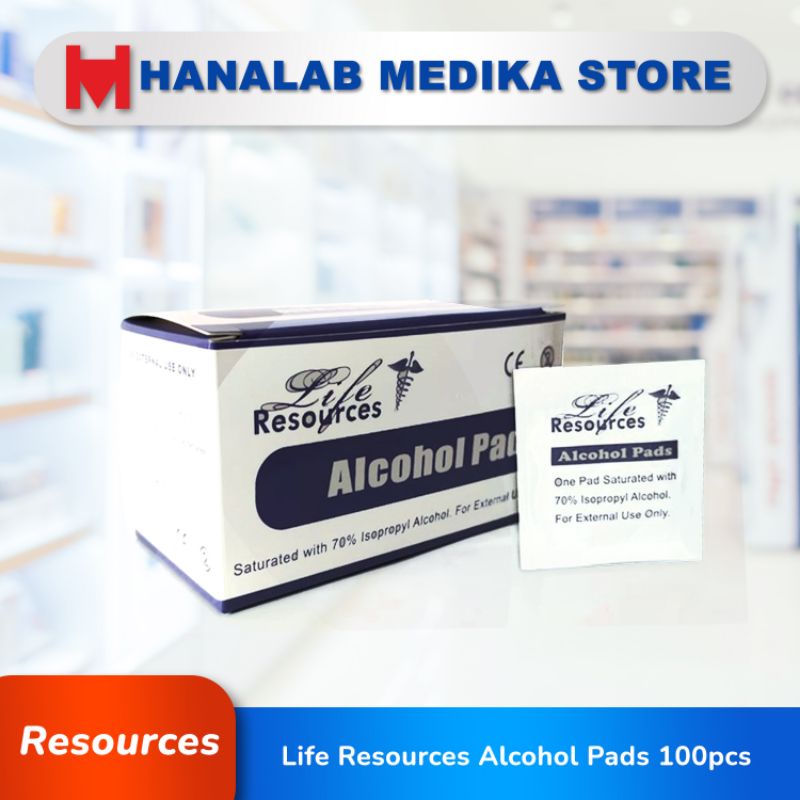 LifeResources Alcohol Pads 100pcs