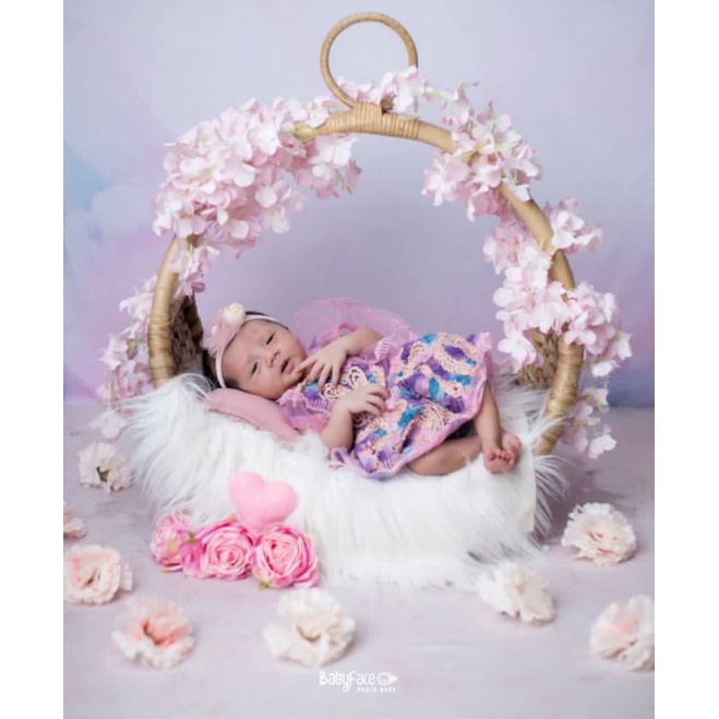 BABY PROPERTY / KERANJANG PROPERTY FOTO BAYI / BENTUK LINGKARAN HOLAHOOP / PHOTOSHOOT BABY NEW BORN