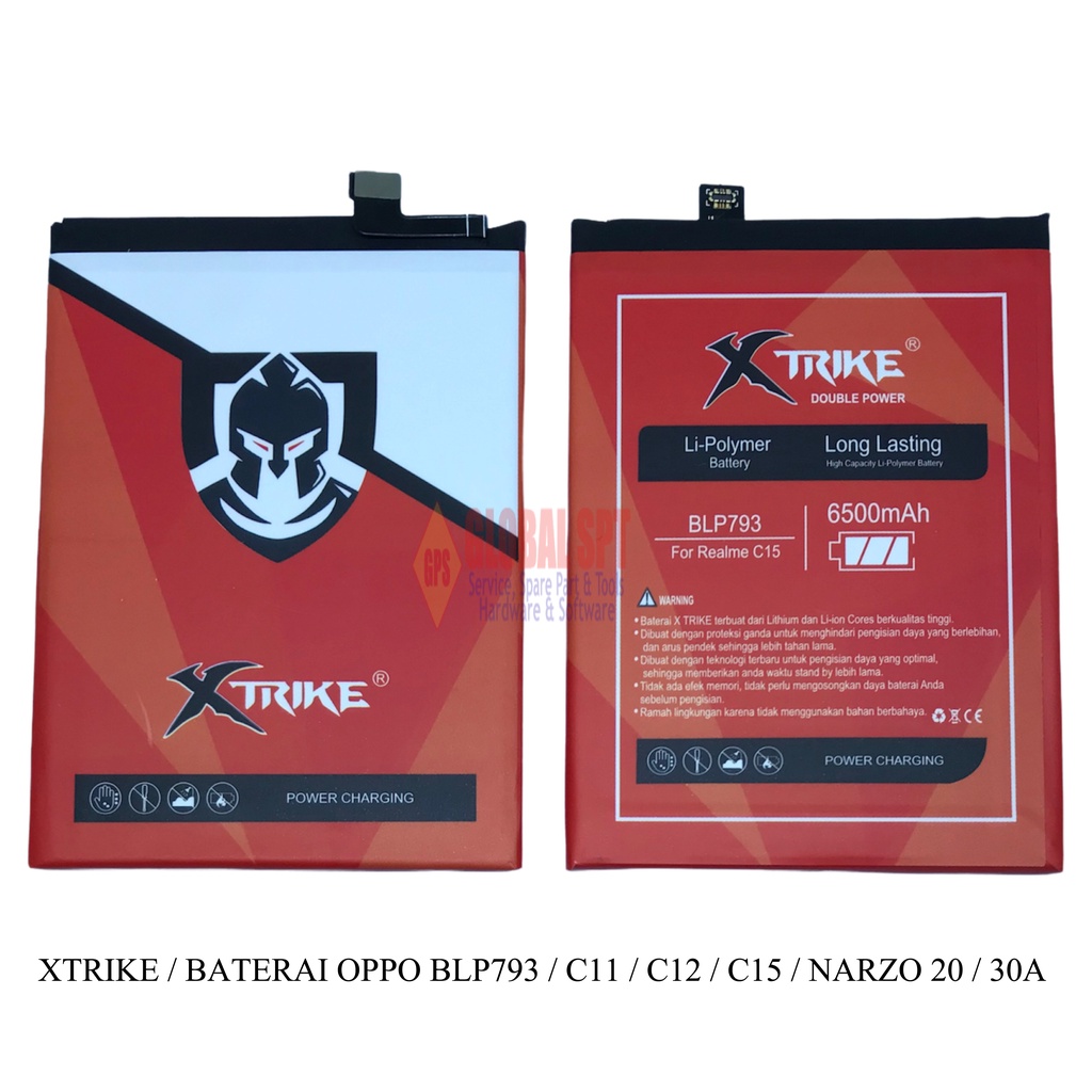 XTRIKE / BATERAI REALME BLP793 / BATRE / BATERE REALME C11 / C12 / C15 / NARZO 20 / 30A